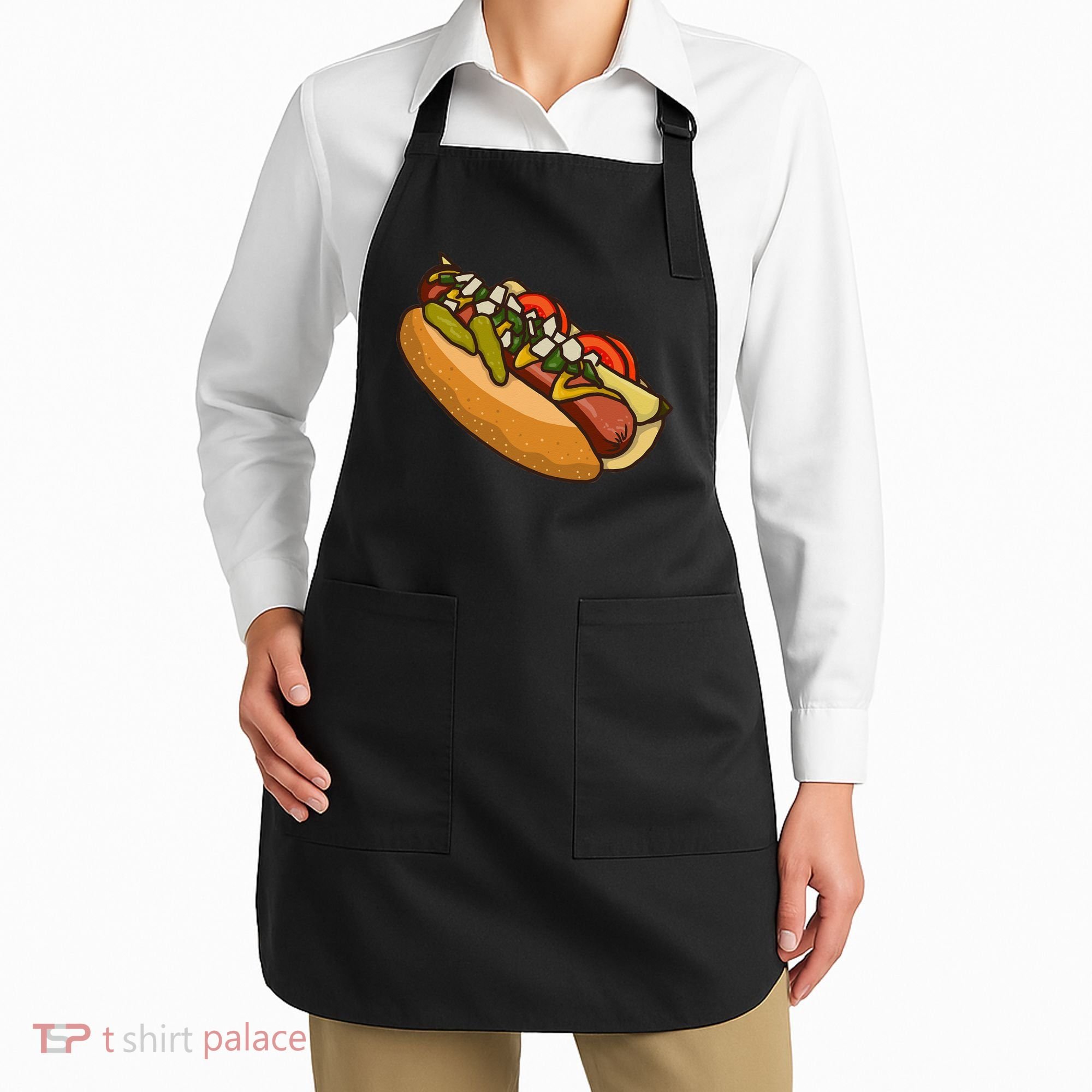 Chicago Style Hot Dog Lover Apron