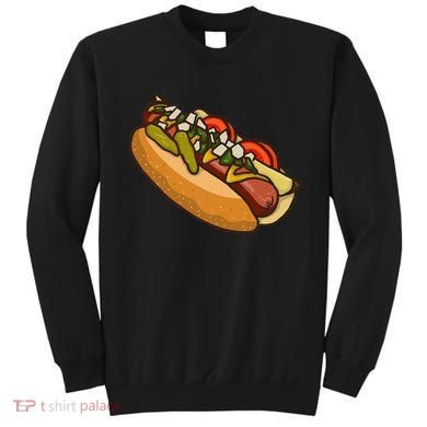 Chicago Style Hot Dog Lover Sweatshirt