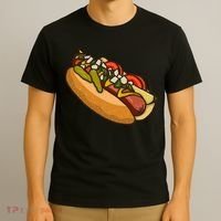 Chicago Style Hot Dog Lover T-Shirt thumb 3