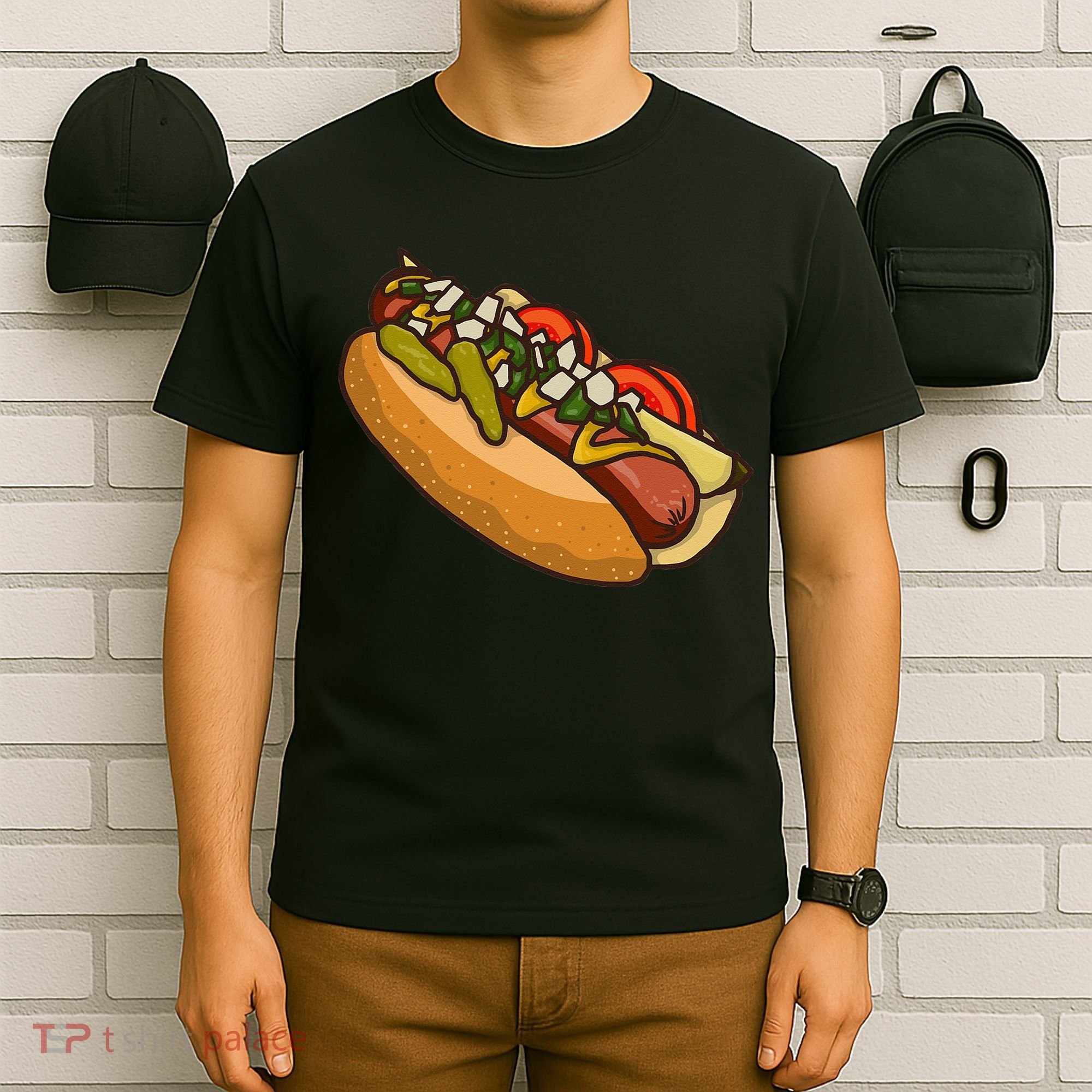 Chicago Style Hot Dog Lover T-Shirt