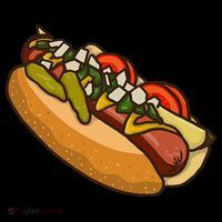 Chicago Style Hot Dog Lover Bucket Hat thumb 4