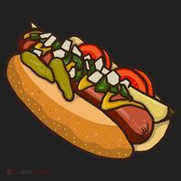 Chicago Style Hot Dog Lover Beanie thumb 2