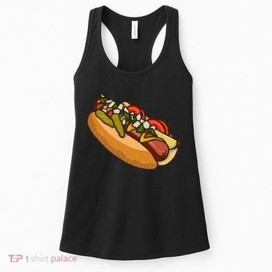 Chicago Style Hot Dog Lover Women's Tank Top