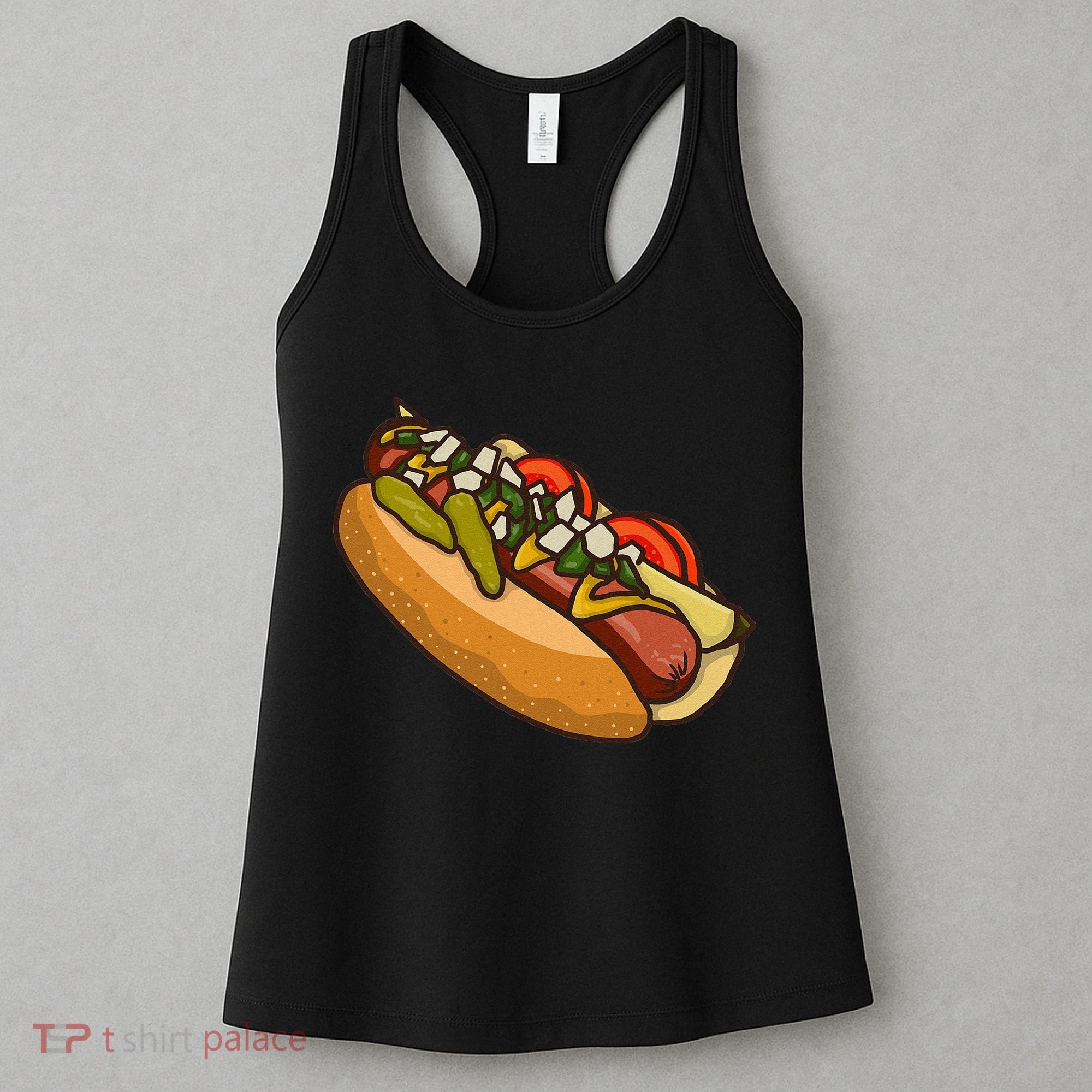 Chicago Style Hot Dog Lover Women's Tank Top
