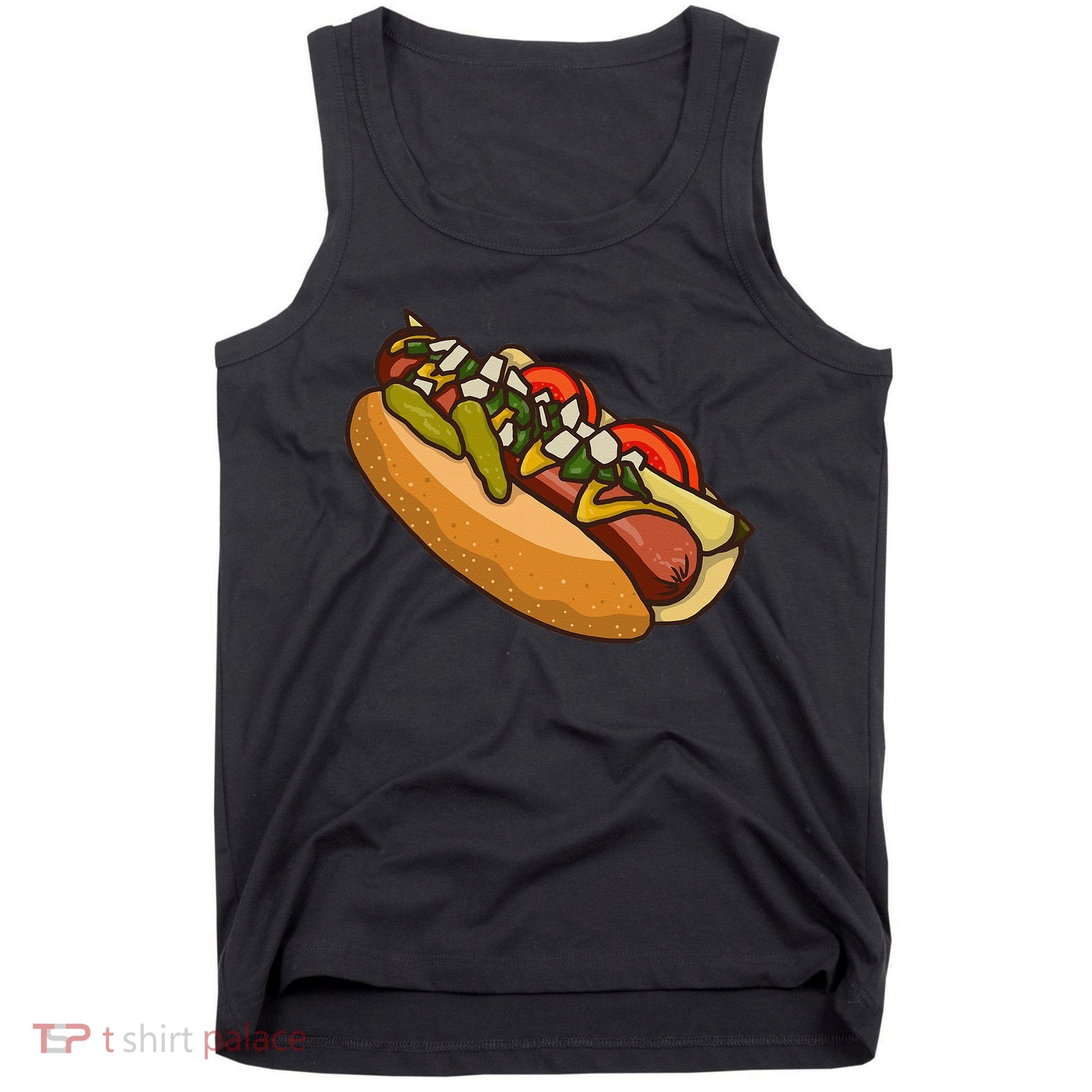 Chicago Style Hot Dog Lover Tank Top