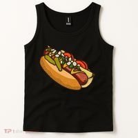 Chicago Style Hot Dog Lover Tank Top thumb 2