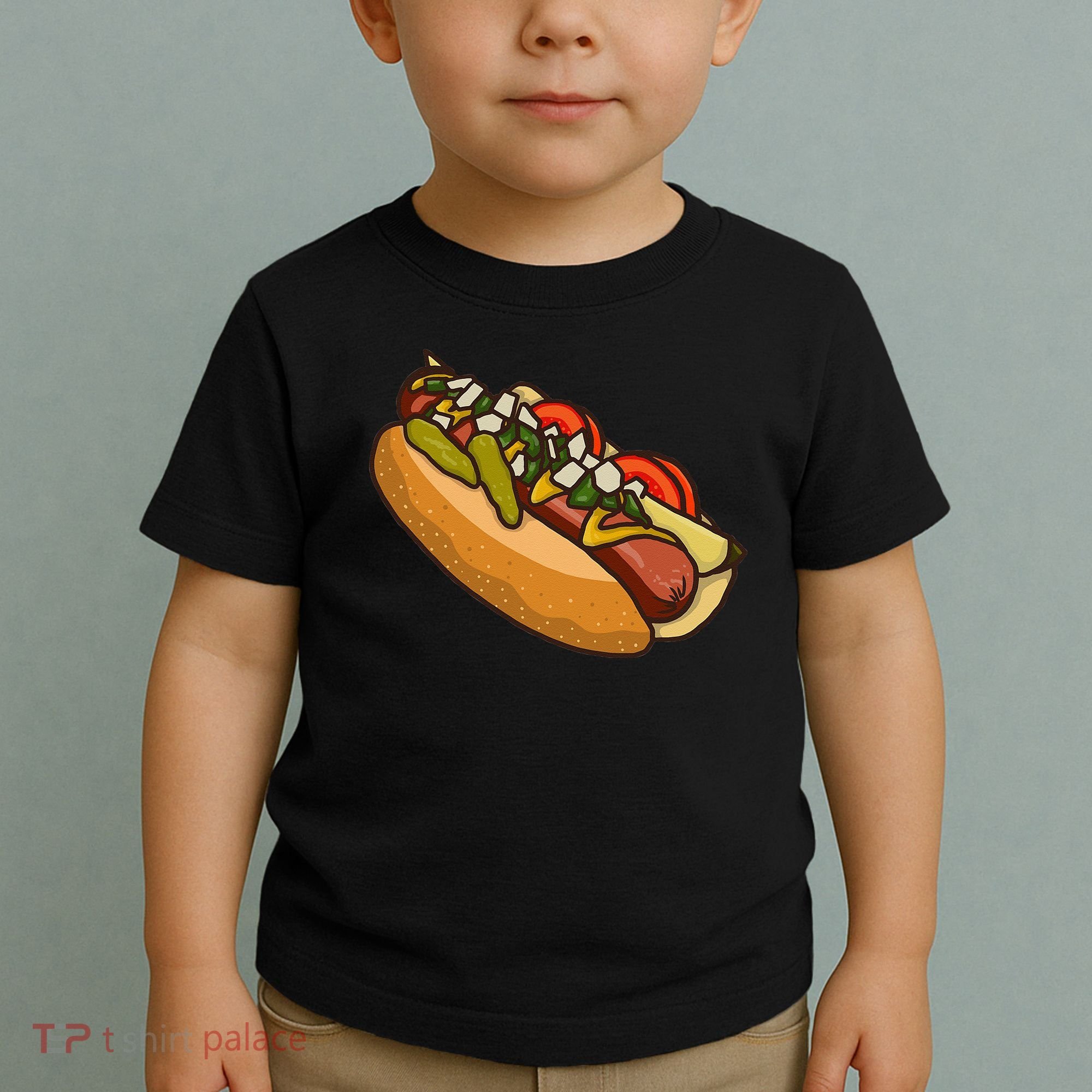 Chicago Style Hot Dog Lover Toddler T-Shirt