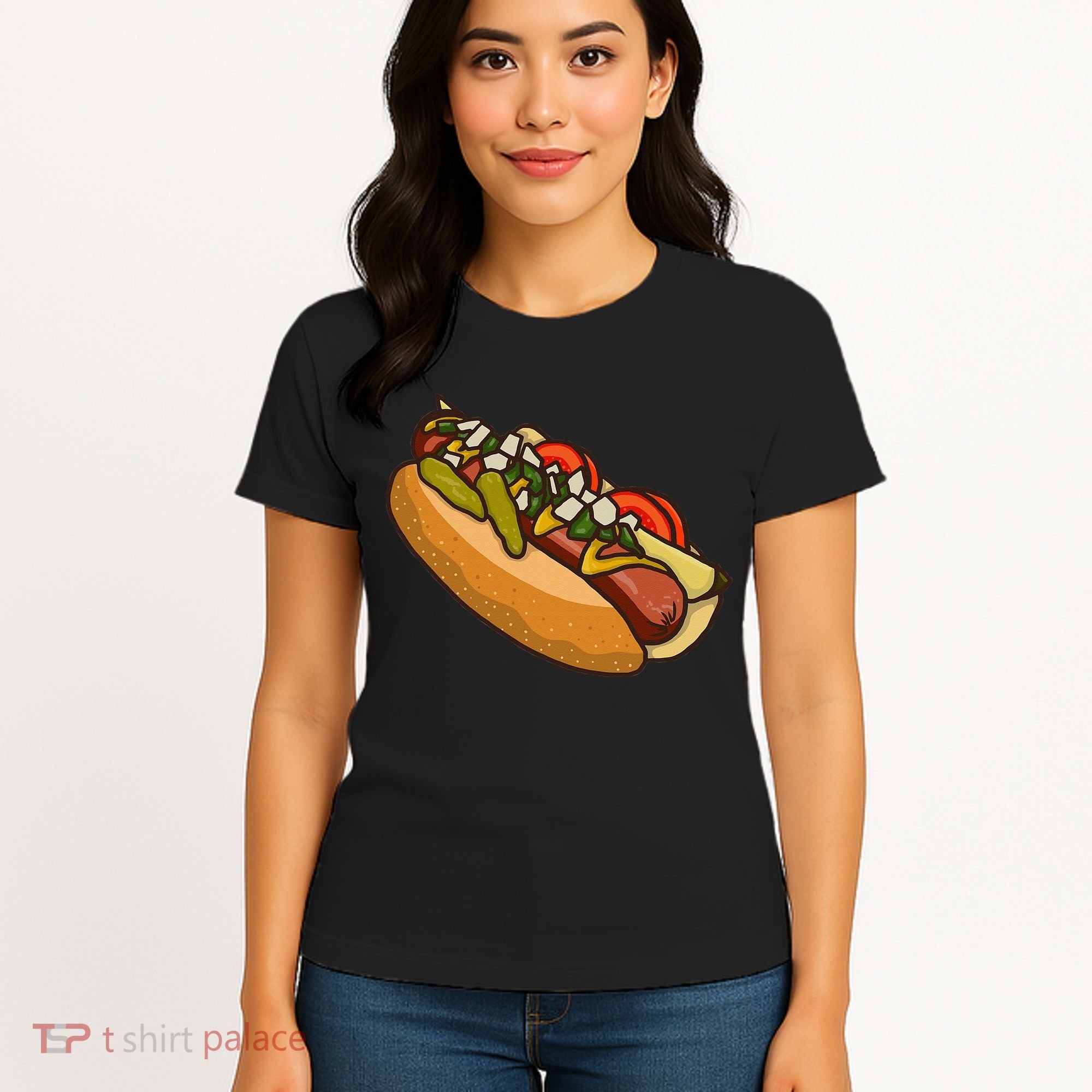 Chicago Style Hot Dog Lover Women's T-Shirt
