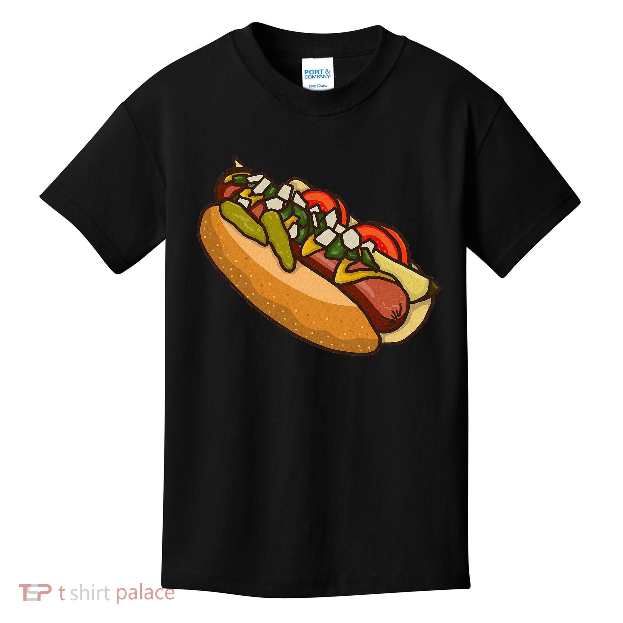 Chicago Style Hot Dog Lover Kids T-Shirt