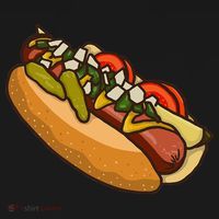 Chicago Style Hot Dog Lover Kids T-Shirt thumb 4
