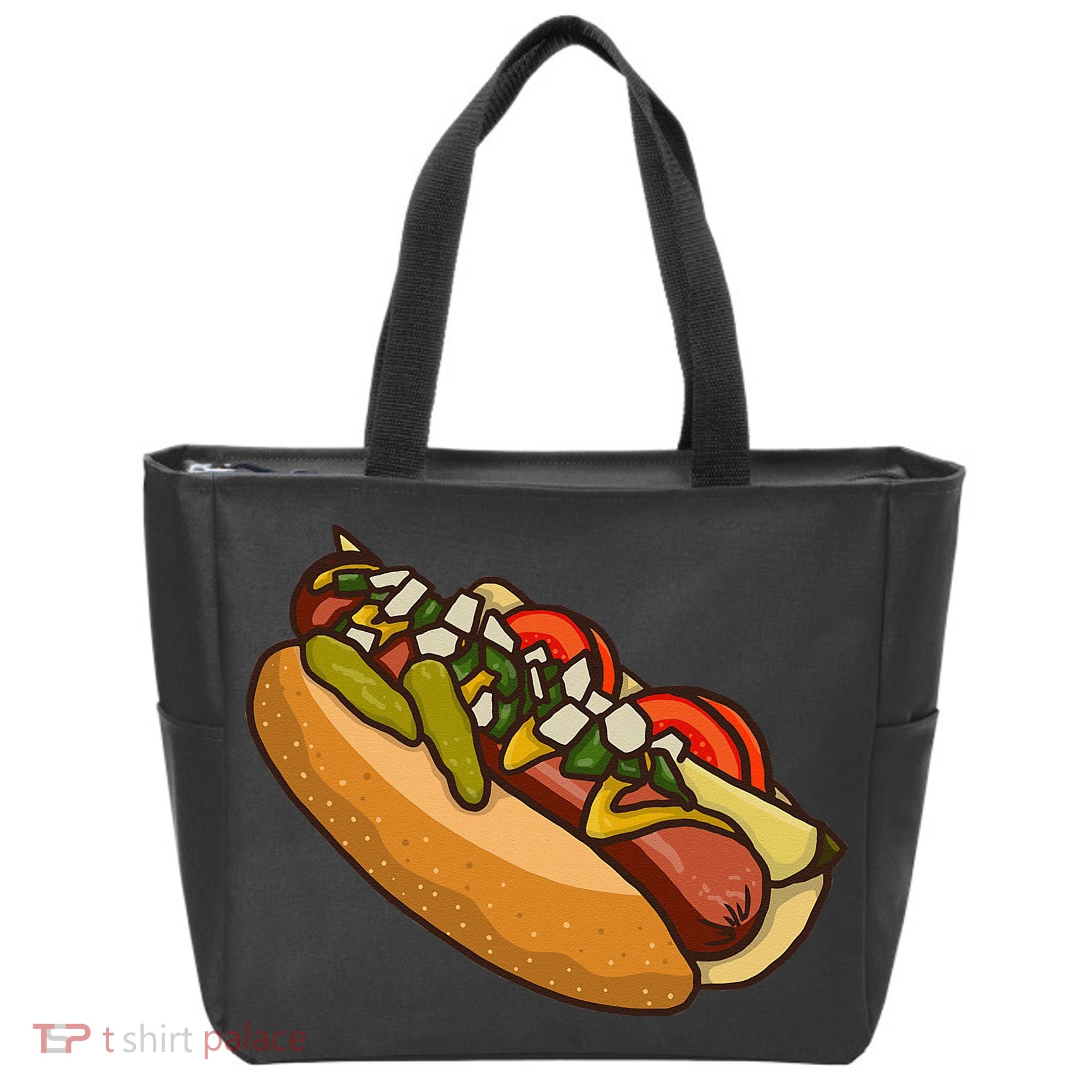 Chicago Style Hot Dog Lover Tote Bag