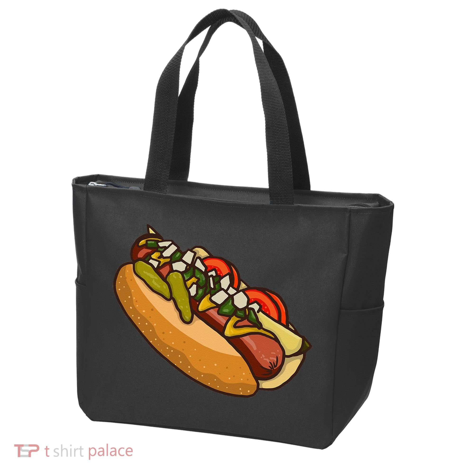 Chicago Style Hot Dog Lover Tote Bag