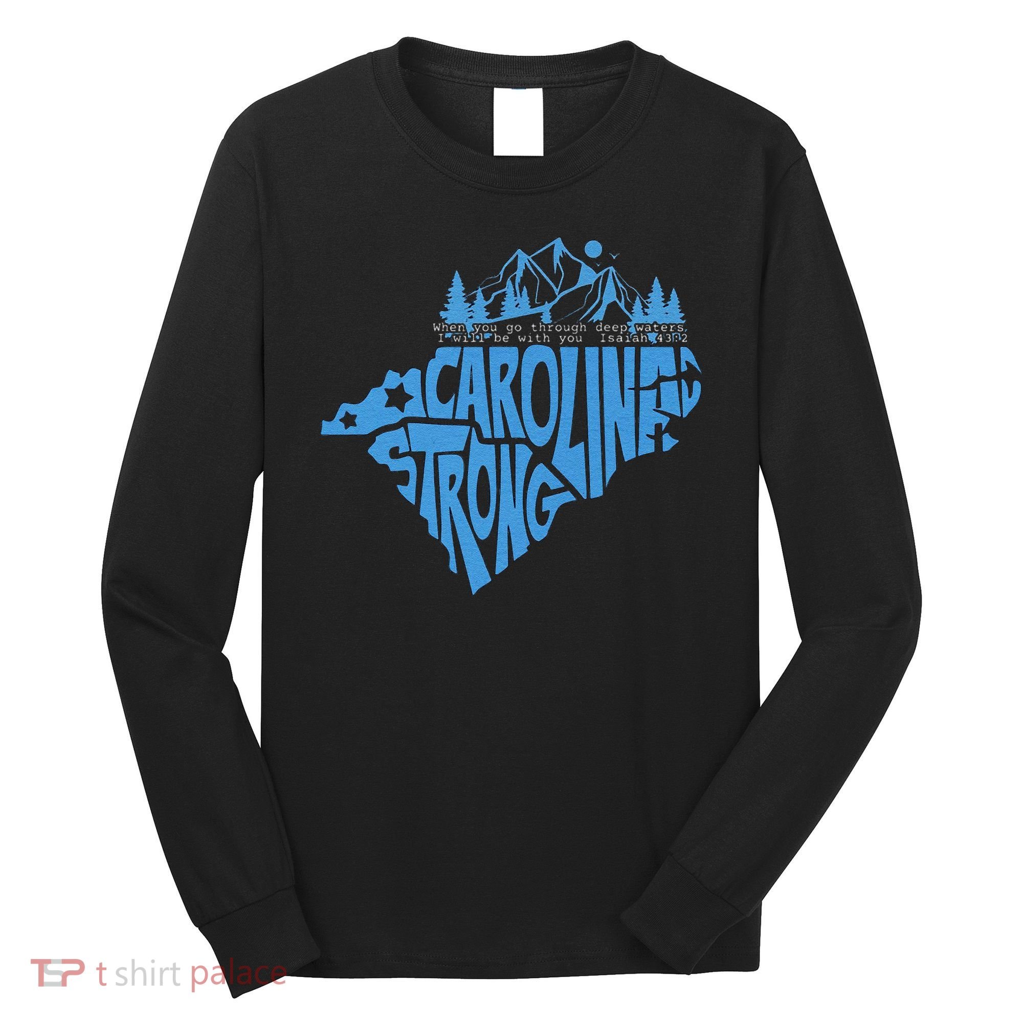 Carolina Strong Hurricane Relief Western Nc Long Sleeve Shirt
