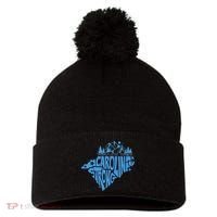 Carolina Strong Hurricane Relief Western Nc Pom Pom 12in Knit Beanie thumb 0