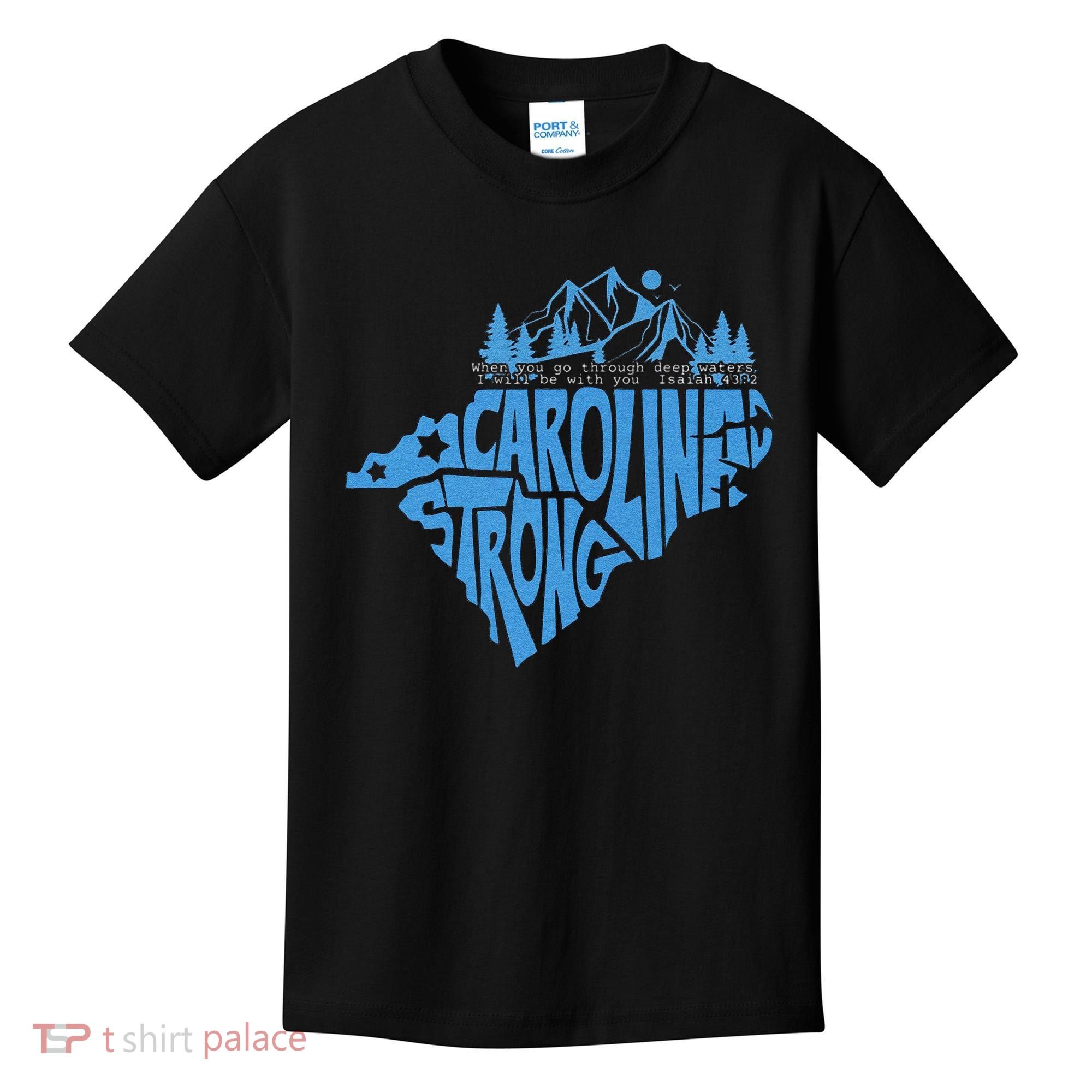 Carolina Strong Hurricane Relief Western Nc Kids T-Shirt