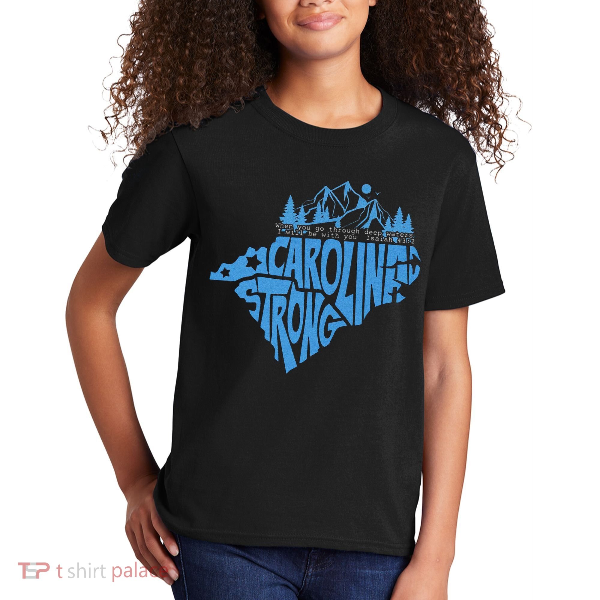 Carolina Strong Hurricane Relief Western Nc Kids T-Shirt