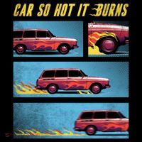 Car So Hot It Burns Comic Bucket Hat thumb 4