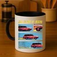 Car So Hot It Burns Comic Coffee Mug thumb 4