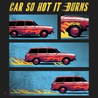 Car So Hot It Burns Comic Beanie thumb 2