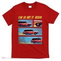 Car So Hot It Burns Comic T-Shirt thumb 0