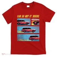 Car So Hot It Burns Comic T-Shirt thumb 0