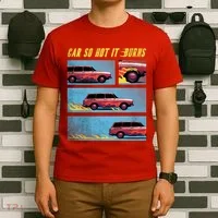 Car So Hot It Burns Comic T-Shirt thumb 6