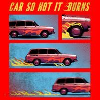 Car So Hot It Burns Comic Coaster thumb 2