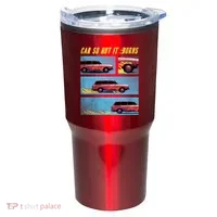 Car So Hot It Burns Comic Tumbler thumb 0