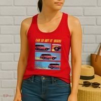 Car So Hot It Burns Comic Women's Tank Top thumb 2