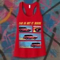 Car So Hot It Burns Comic Women's Tank Top thumb 3