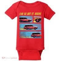 Car So Hot It Burns Comic Baby Bodysuit thumb 0