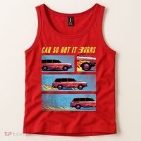 Car So Hot It Burns Comic Tank Top thumb 2
