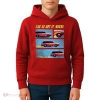 Car So Hot It Burns Comic Kids Hoodie thumb 4