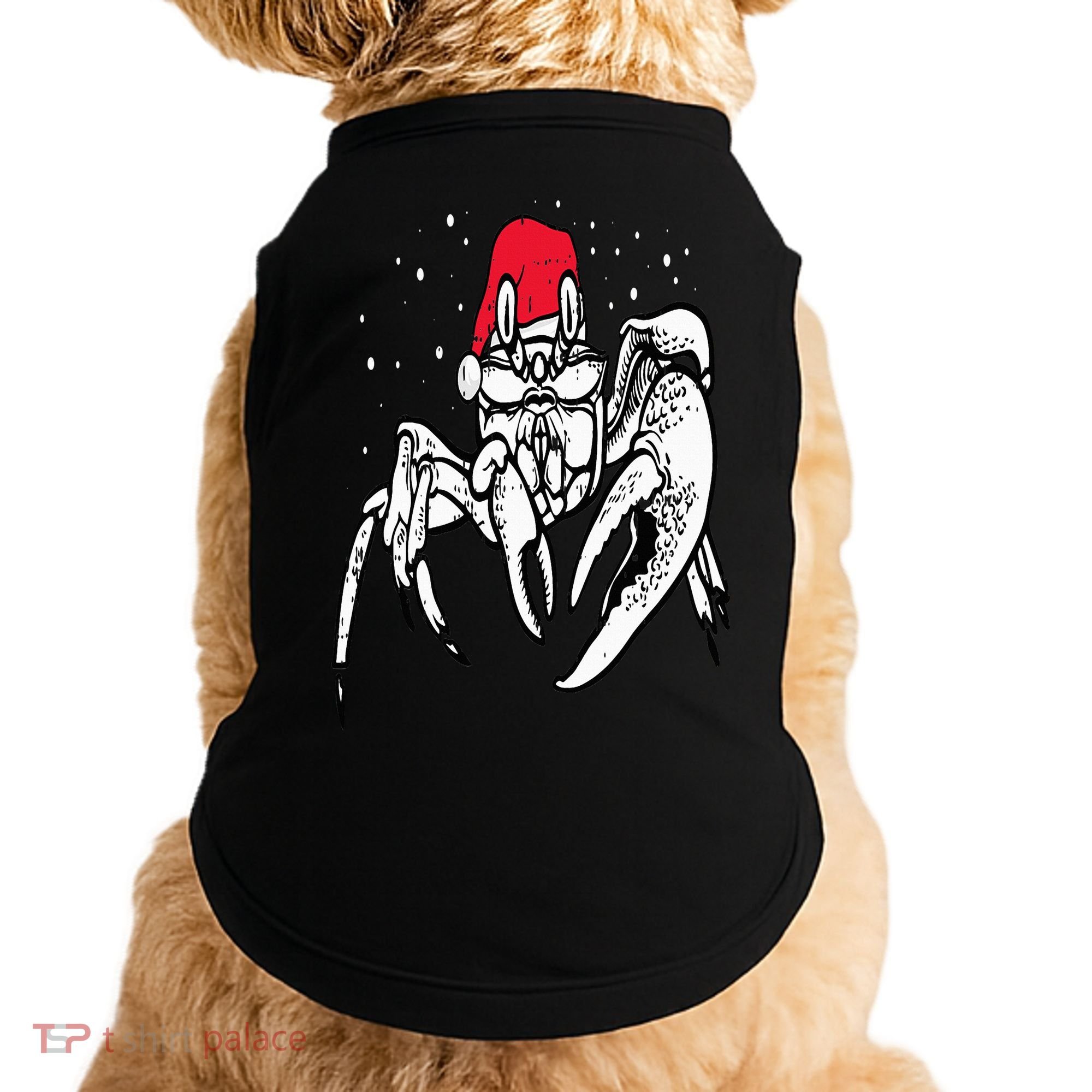 Crab Santa Hat Christmas Pajama XMas Holiday Animal Doggie Tank