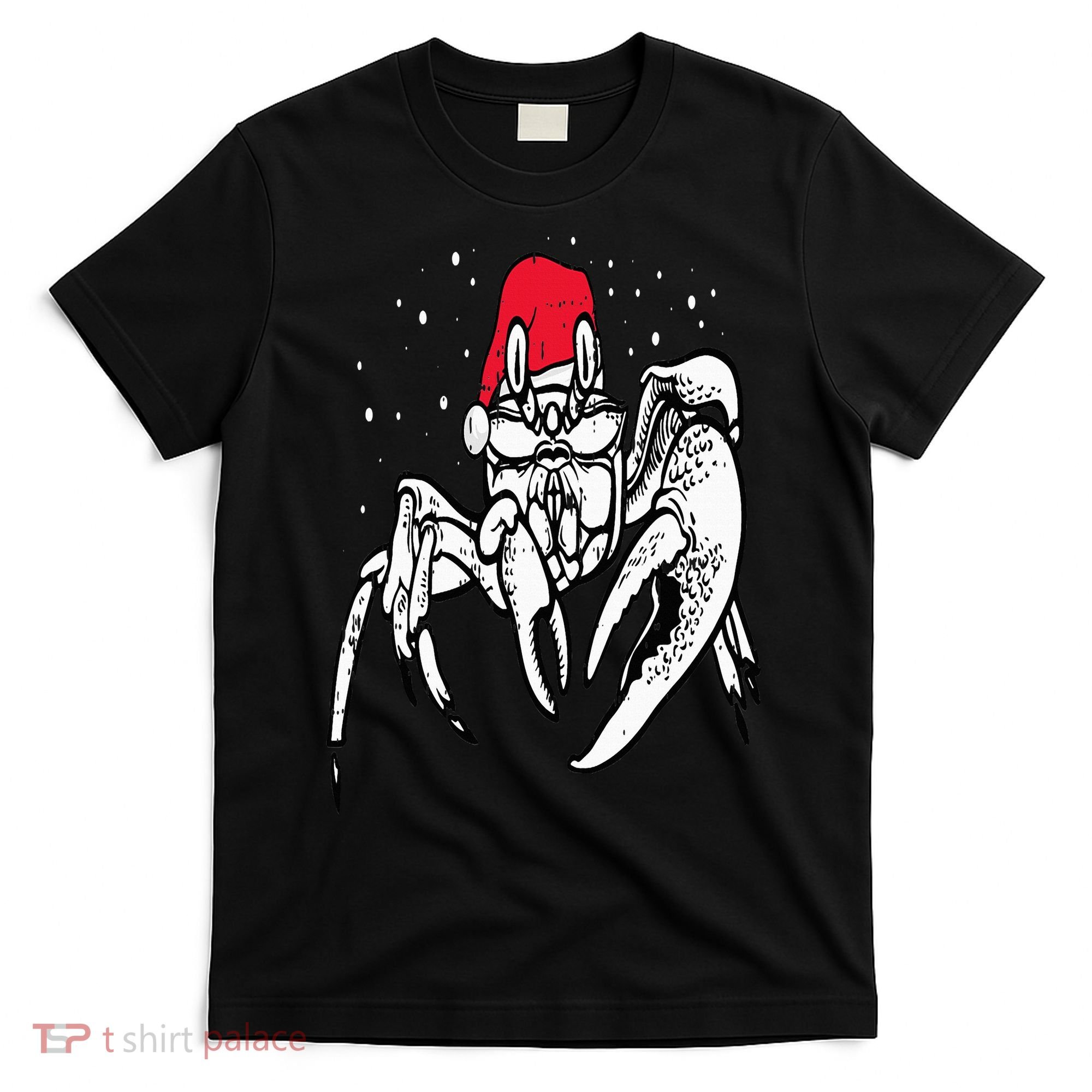 Crab Santa Hat Christmas Pajama XMas Holiday Animal T-Shirt