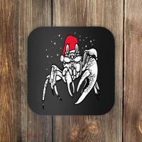 Crab Santa Hat Christmas Pajama XMas Holiday Animal Coaster thumb 0