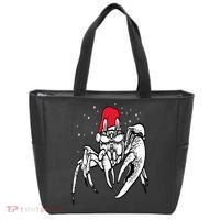 Crab Santa Hat Christmas Pajama XMas Holiday Animal Tote Bag thumb 0