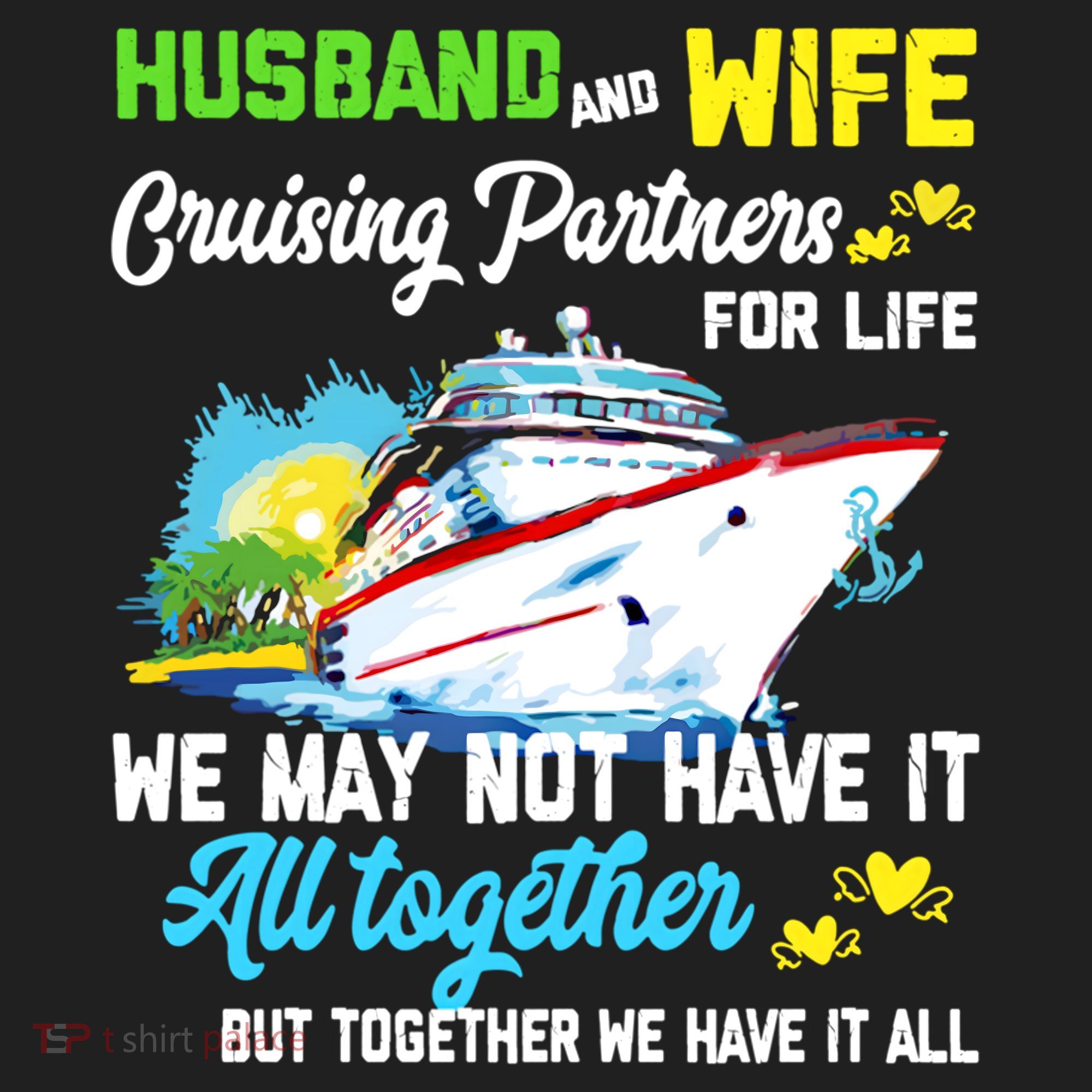Cruise Ship Husband And Wife Cruising Partners For Life Gift Beanie