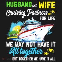 Cruise Ship Husband And Wife Cruising Partners For Life Gift Women's Hoodie thumb 2