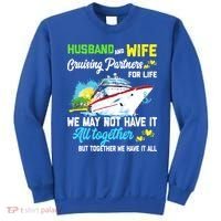 Cruise Ship Husband And Wife Cruising Partners For Life Gift Sweatshirt thumb 0