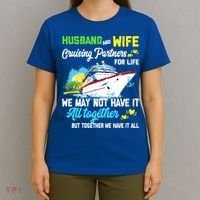 Cruise Ship Husband And Wife Cruising Partners For Life Gift T-Shirt thumb 4