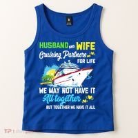 Cruise Ship Husband And Wife Cruising Partners For Life Gift Tank Top thumb 2