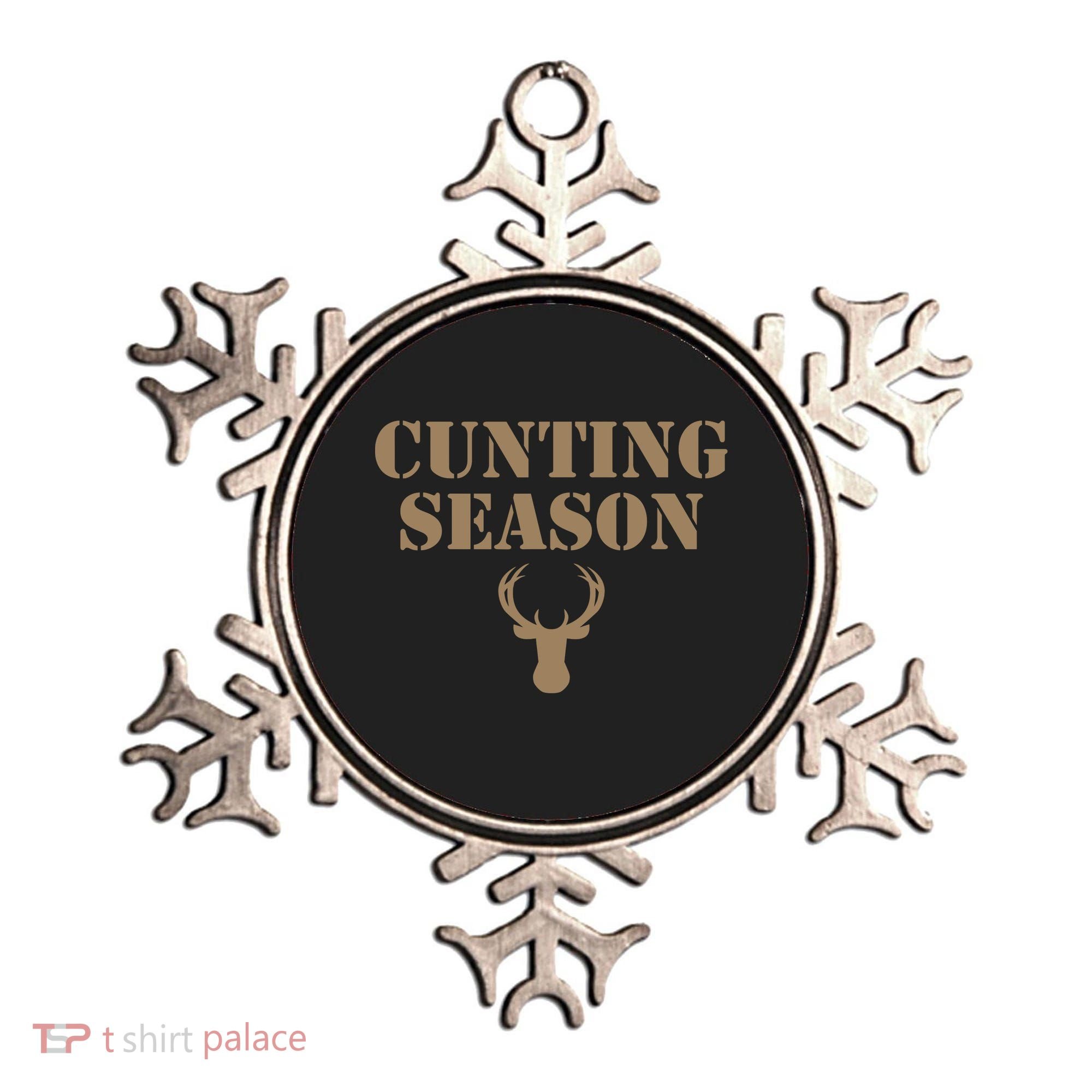 Cunting Season Hunting Season Deer Hunting Ornament