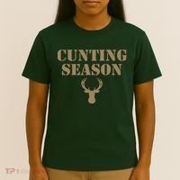 Cunting Season Hunting Season Deer Hunting T-Shirt thumb 4