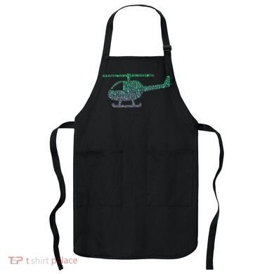Chopper Silhouette Helicopter Pilot Helicopter Apron