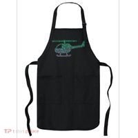 Chopper Silhouette Helicopter Pilot Helicopter Apron thumb 0