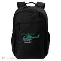 Chopper Silhouette Helicopter Pilot Helicopter Backpack thumb 0