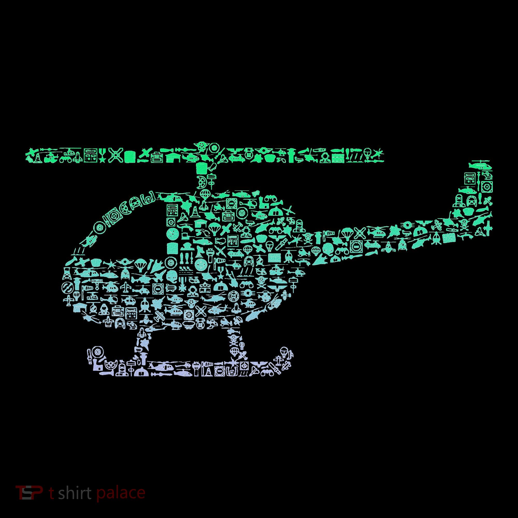 Chopper Silhouette Helicopter Pilot Helicopter Women's Hoodie