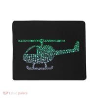 Chopper Silhouette Helicopter Pilot Helicopter Mousepad thumb 0