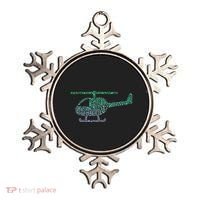 Chopper Silhouette Helicopter Pilot Helicopter Ornament thumb 0